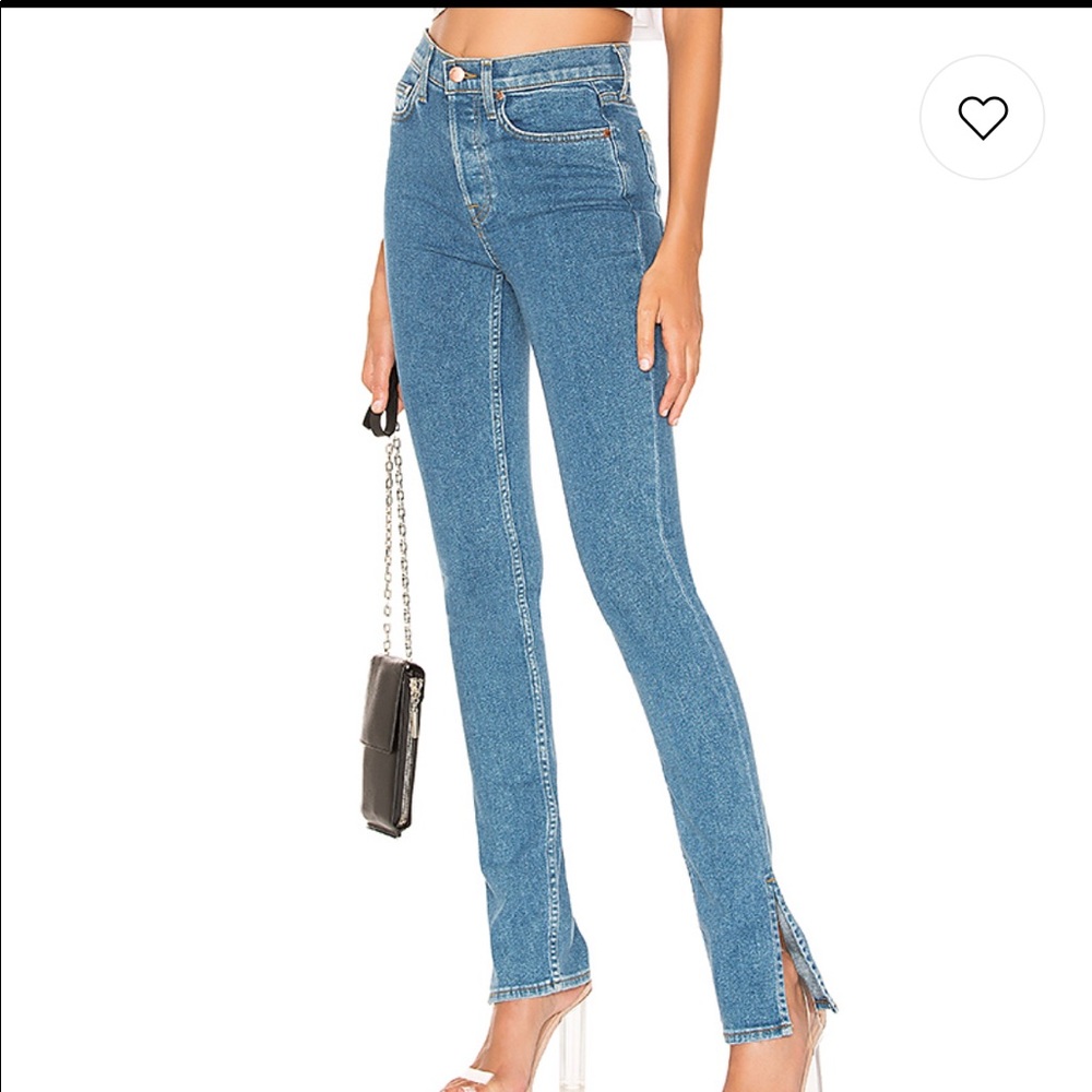 Cotton Citizen “split” jeans